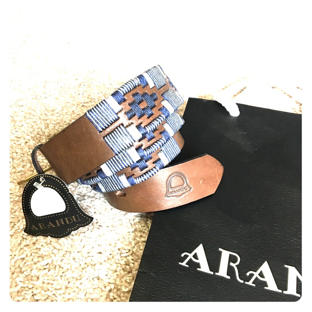 Polo Belt - Argentine Leather Belt W/ tags